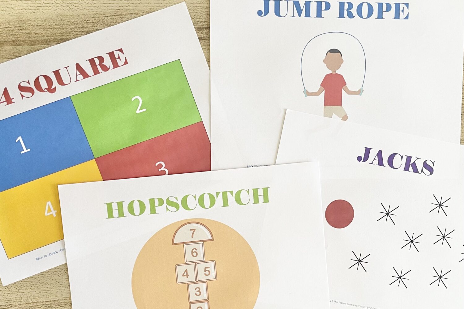 Back to School Schoolyard Games! Learn 4 fun primary games based on some classic playground games with additional printables for LDS Primary Music Leaders.