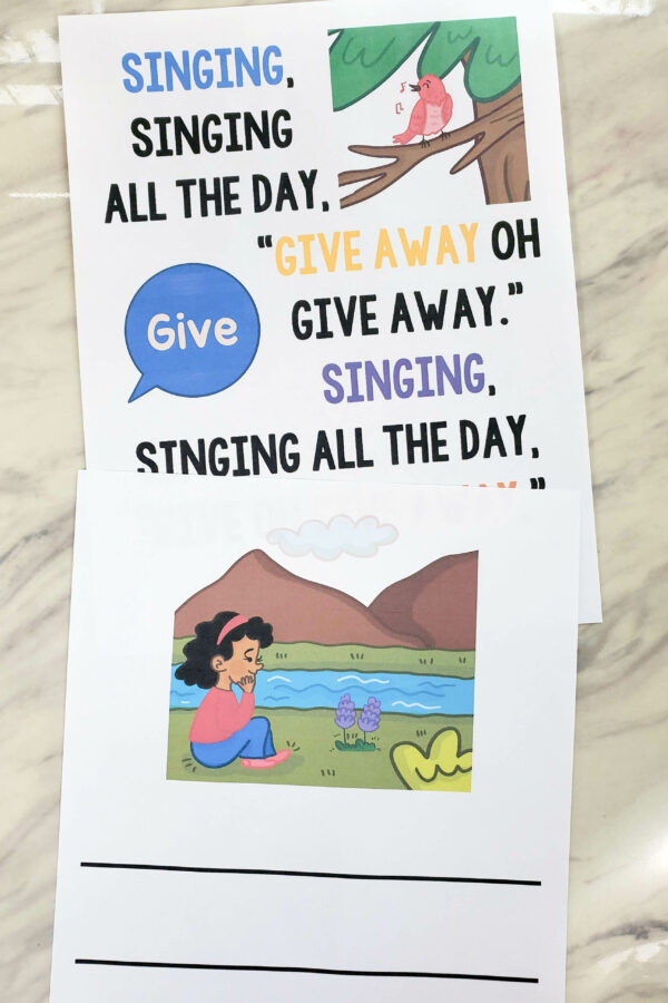 Give Said the Little Stream Flip Chart LDS Primary song