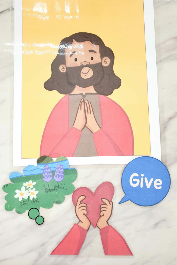 Give Said the Little Stream Interactive Poster singing time activity! Add different elements to the scene that match the lyrics for a fun way to visually learn the song! Fun teaching idea for LDS Primary music leaders and families.