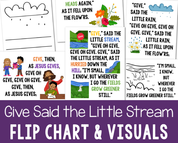 Shop: Give Said the Little Stream Flip Chart Easy ideas for Music Leaders Shop Give Said the Little Stream Flip Chart