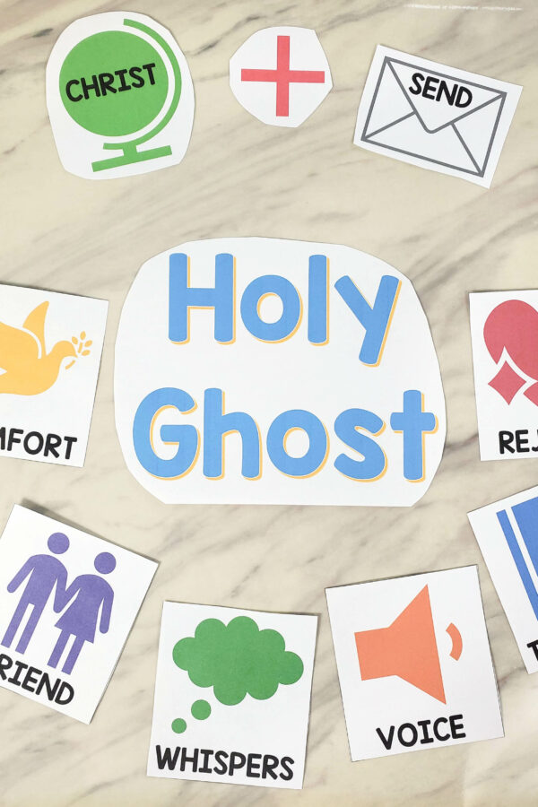 The Holy Ghost Word Map pieces laid out