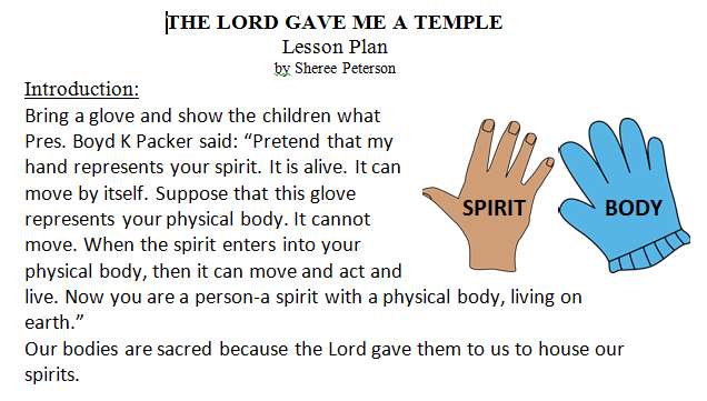 The Lord Gave Me a Temple Hand & Spirit Glove