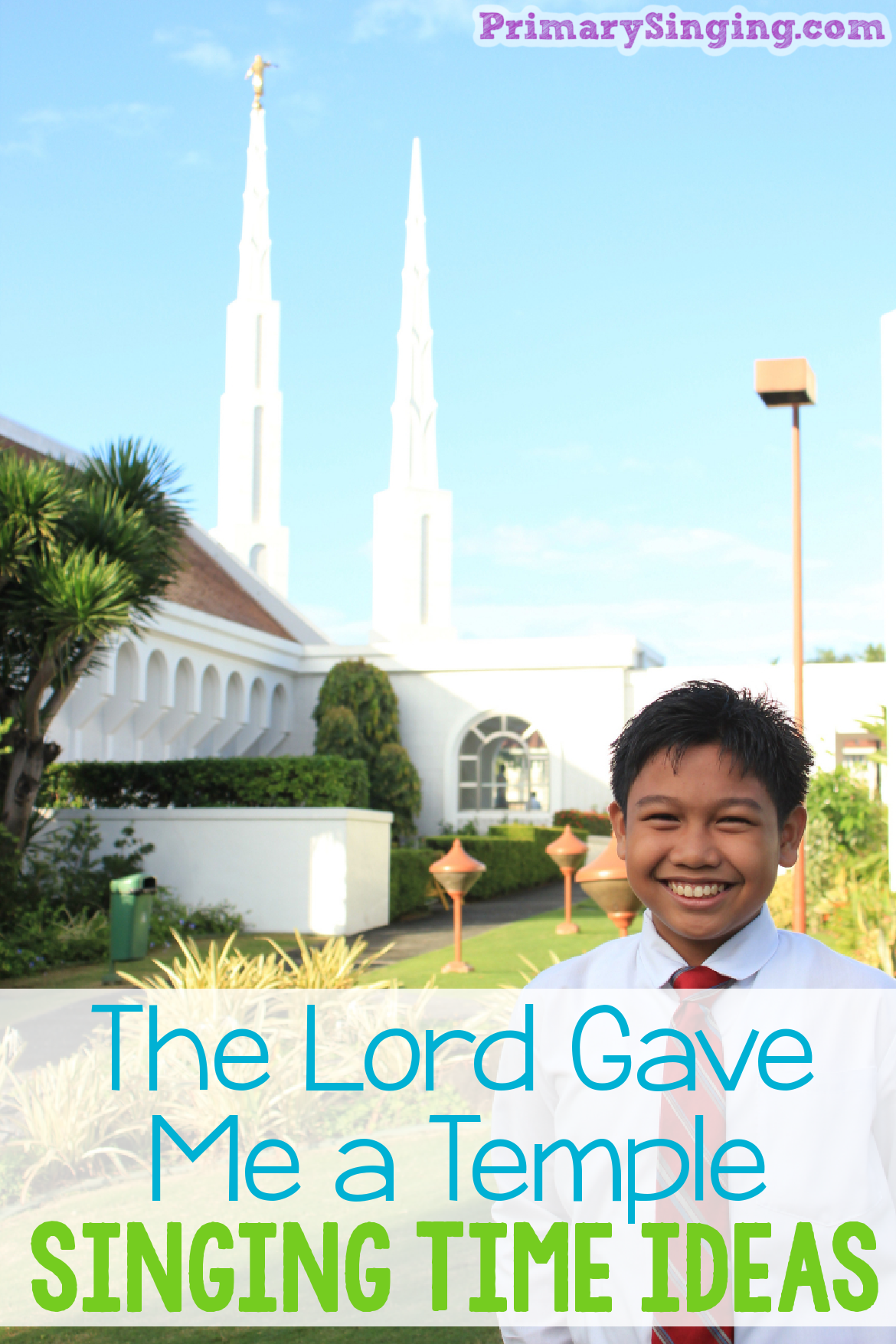 The Lord Gave Me a Temple singing time ideas fun ways to teach this song for LDS Primary Music leaders as part of the New Testament Come Follow Me song list! Including printable song helps and fun activities including yoga, picture puzzle, draw the song, what comes next and more!