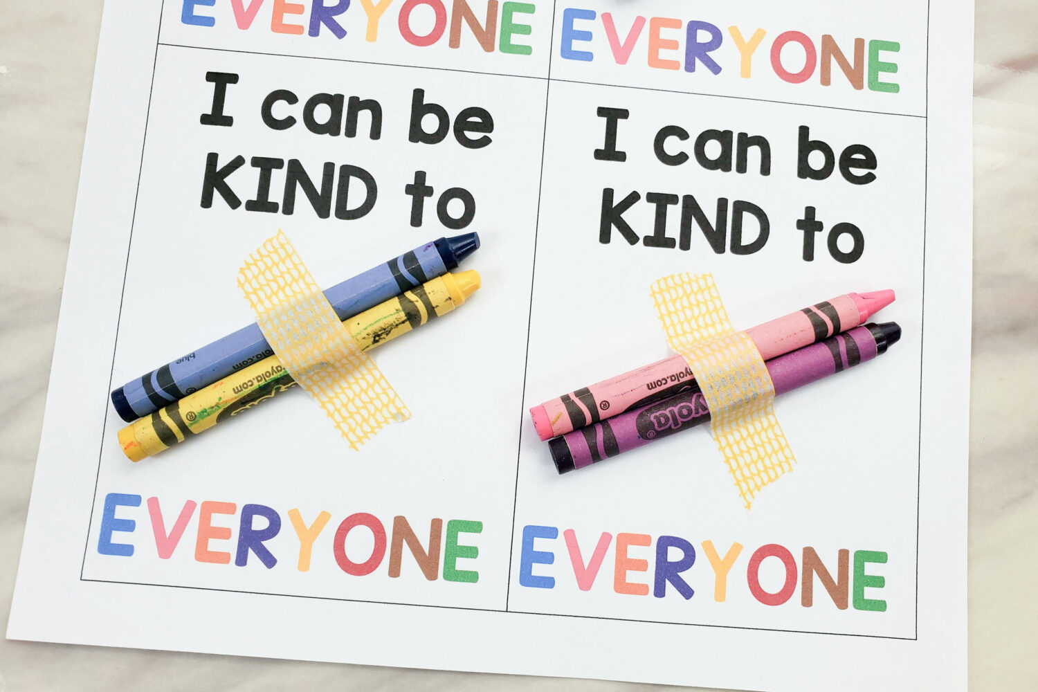 Kindness Begins with Me Hide & Gift singing time idea fun way to spread kindness in your Primary room!