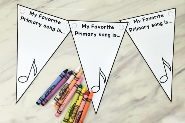 Back to School Primary Pals fun singing time idea. Use it as a get to know you game or to pick your helpers. Make a cute banner to decorate your Primary room!