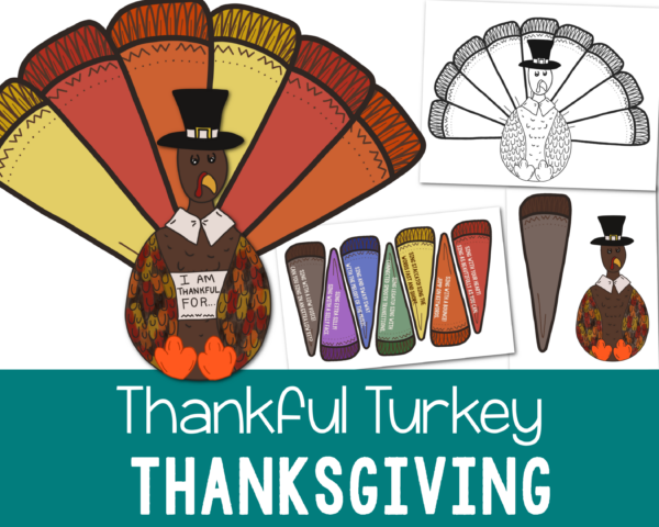 Thanksgiving Thankful Turkey singing time packet fun fall lesson plan and printable worksheets