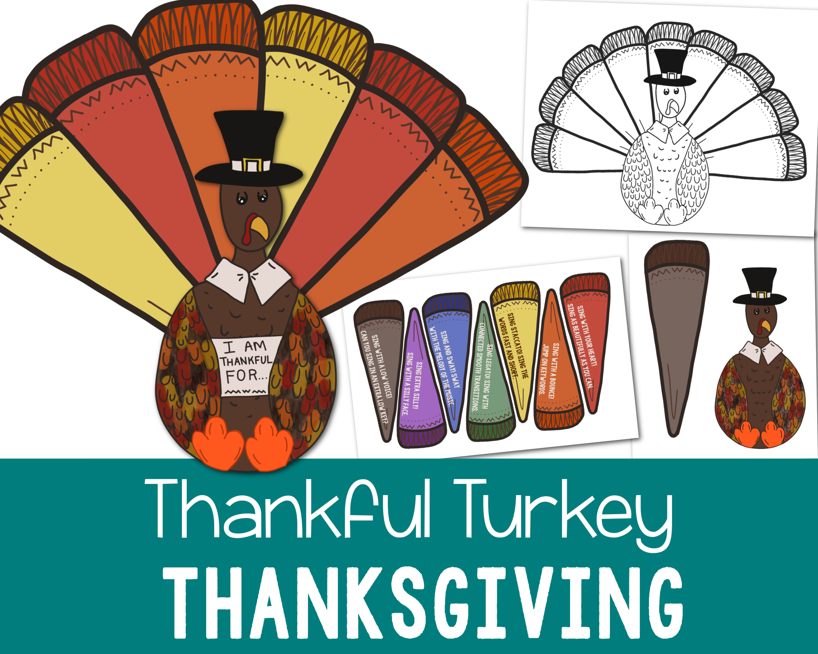 Thankful　Turkey　Shop:　Singing　Thanksgiving　Primary