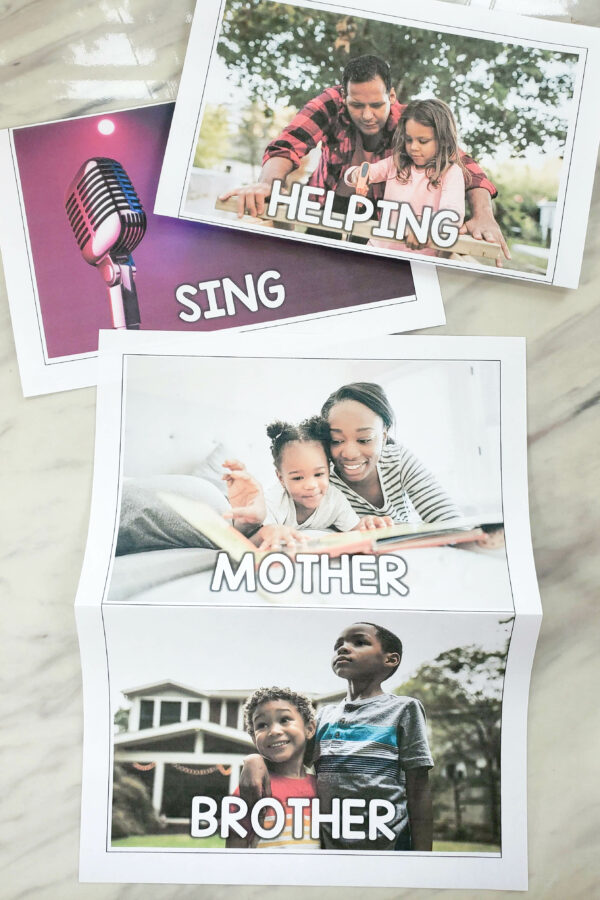 When We're Helping Pick a Picture wonderful singing time activity for LDS Primary music leaders! Pick between two pictures to find the right combination while teaching this song.