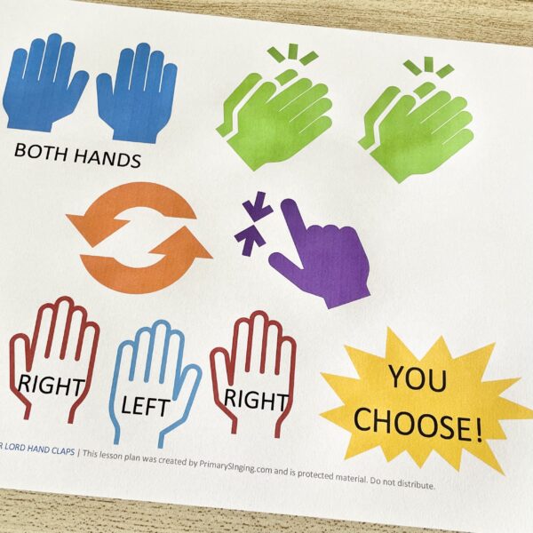 Tell Me Dear Lord Song Quiz 9 Tell Me Dear Lord Hand Claps! Try this fun hand clap pattern with printable song helps for LDS Primary Music Leaders.