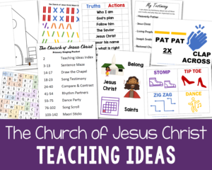 Shop The Church of Jesus Christ Teaching Ideas packet for LDS Primary music leaders singing time