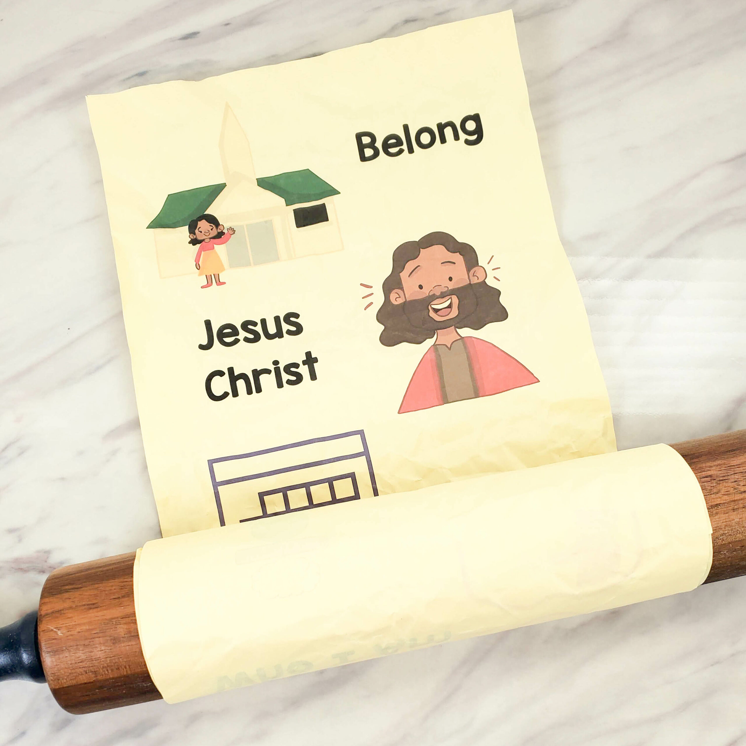 Teach the beloved song The Church of Jesus Christ with this creative and fun Song scroll singing time activity! You'll unwind the scroll as you sing line by line with a cute graphic and keyword to match each line of the song. Fun for families or for LDS Primary music leaders teaching this song.