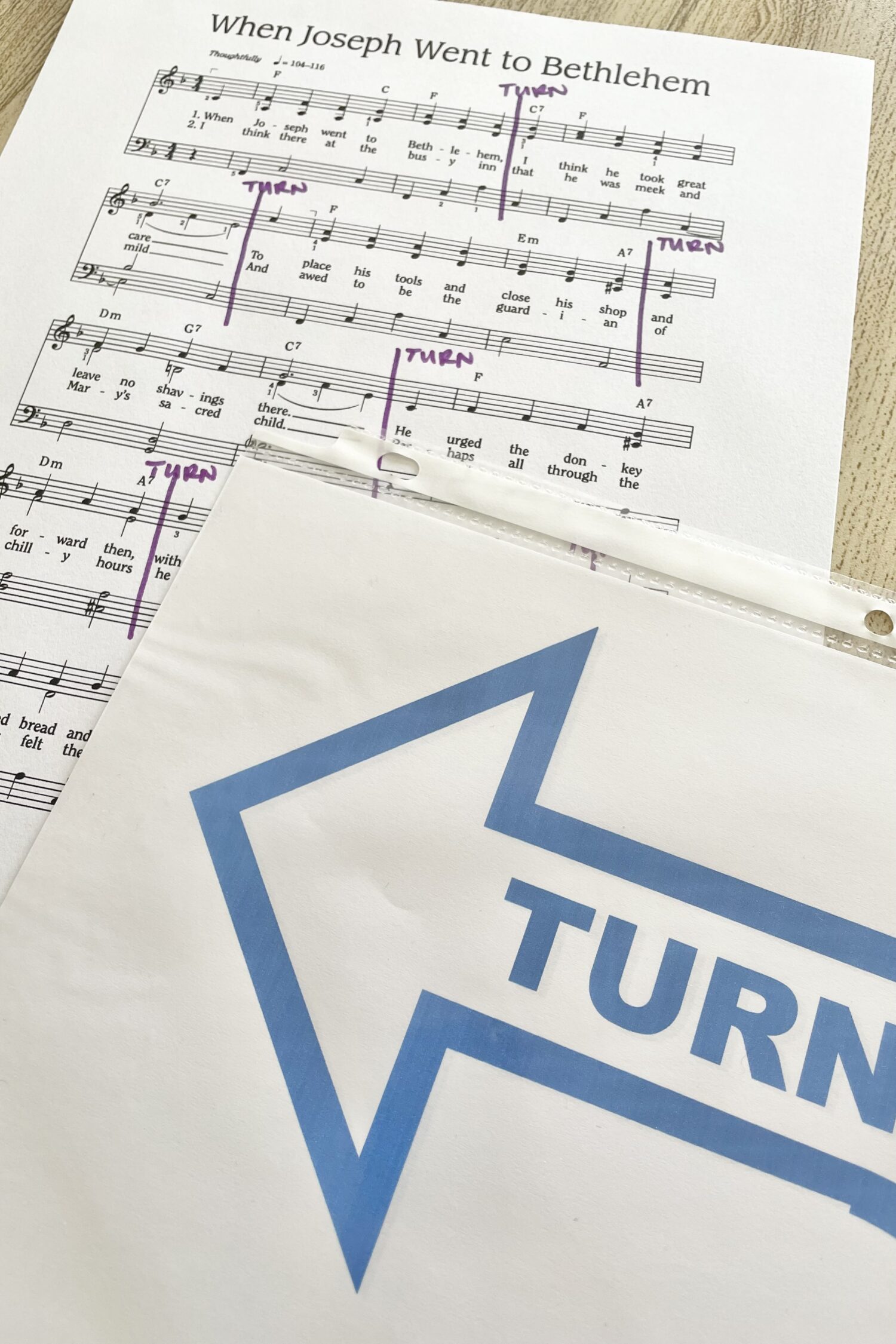 When Joseph Went to Bethlehem Directional Marching 3 When Joseph Went to Bethlehem Directional Marching - Use this fun movement song with turns around every corner to review this Christmas song with printable song helps for LDS Primary Music Leaders.