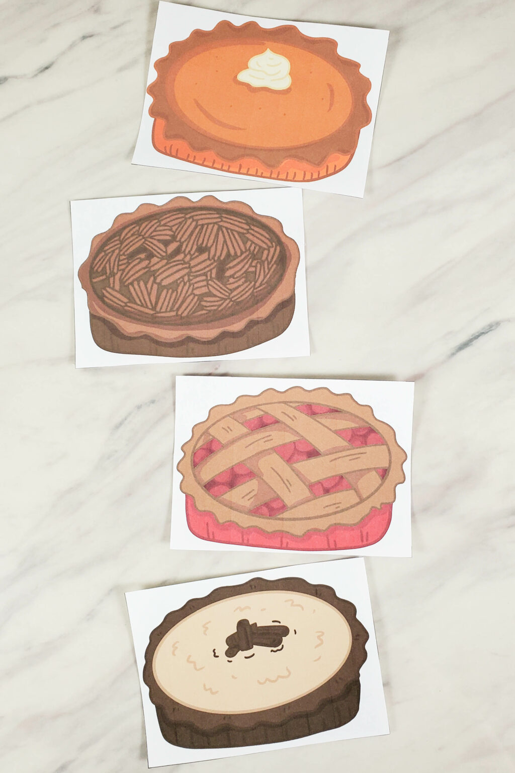 Thanksgiving Pick a Pie Game - Primary Singing