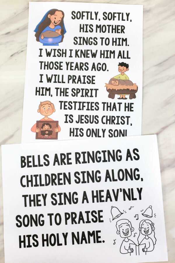 Born to Be a King Flip Chart Teach this upbeat Christmas song by Maren Ord this year. Printable lyrics and pictures for LDS Primary Music leaders or Christian song helps.