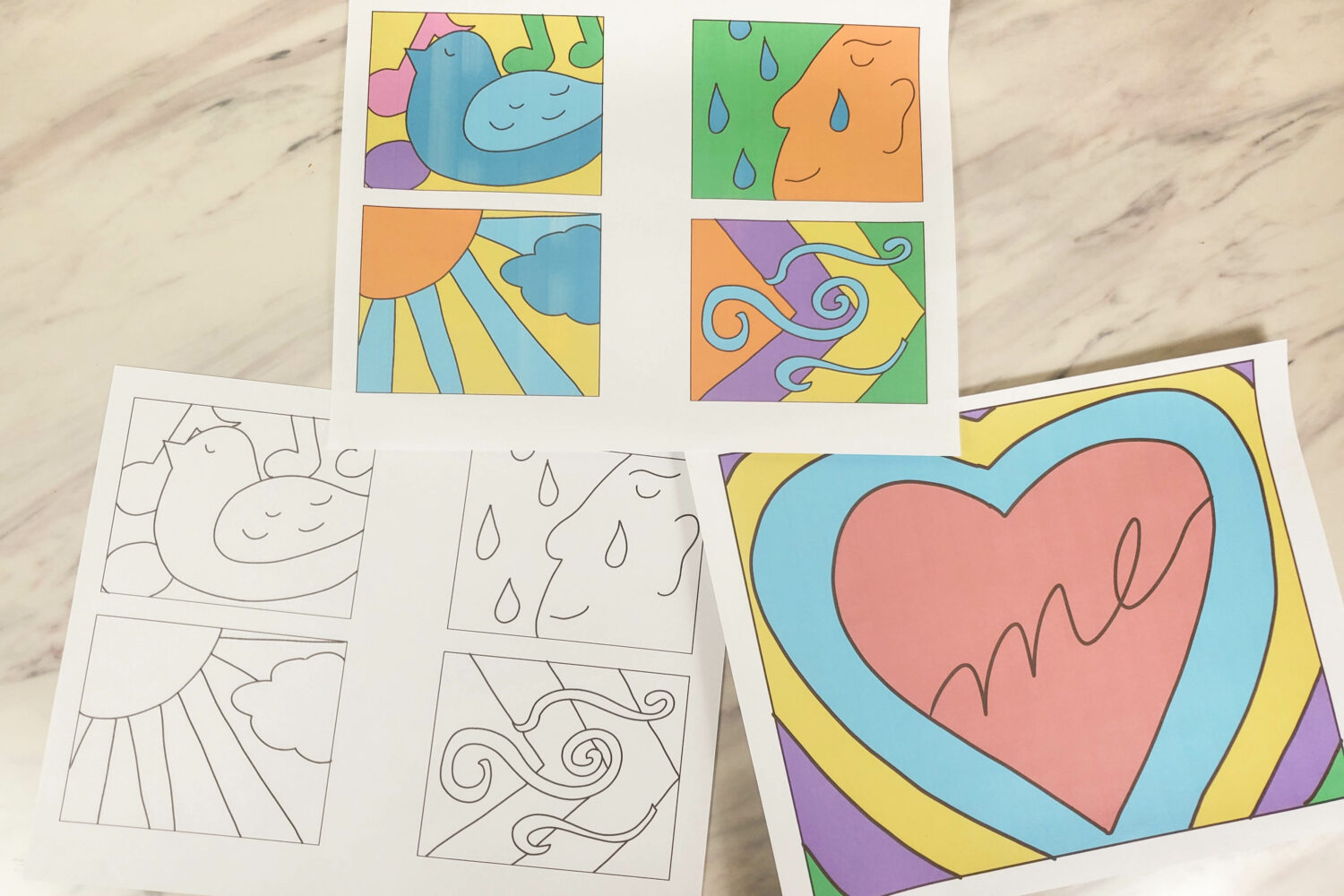 My Heavenly Father Loves Me Picture Clues - Help the kids learn the verse and discuss ways we feel God's love with this engaging picture visuals activity for teaching this song. Primary Singing time for Music Ledears.