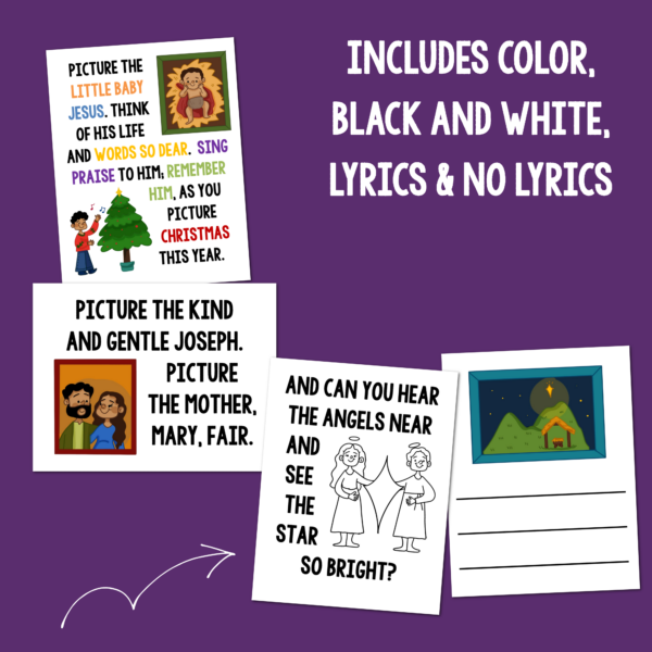 Shop Picture a Christmas Color & Black and White Printables