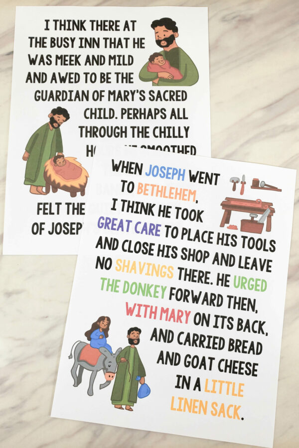 When Joseph Went to Bethlehem Flip Chart Teach this fun Christmas song this year. Printable lyrics and pictures for LDS Primary Music leaders song helps.