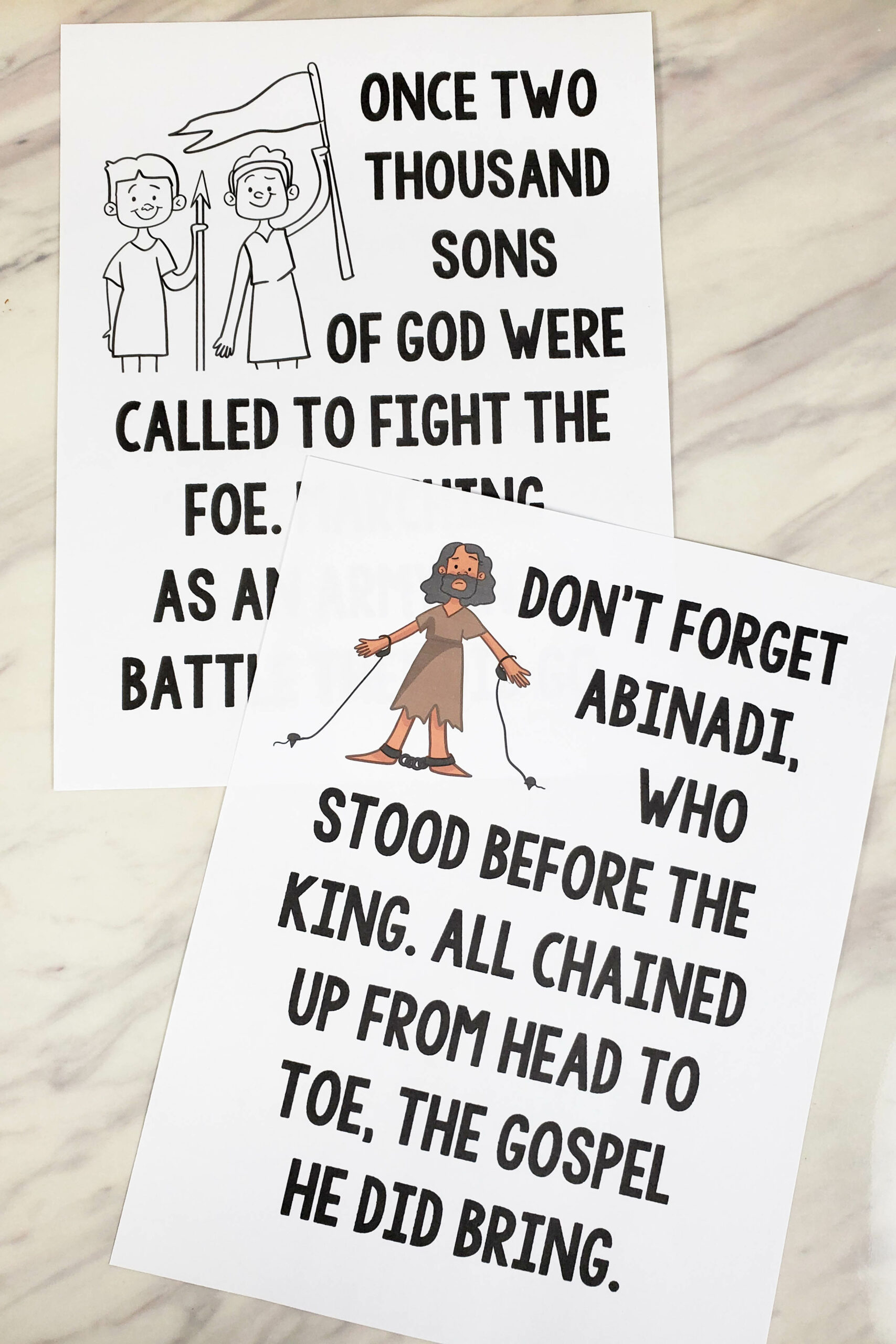Shop: Book of Mormon Stories Flip Chart 4 Book of Mormon Stories flip chart printable singing time song chart with illustrations pictures and lyrics perfect to help LDS Primary music leaders teach this song or for home Come Follow Me study.