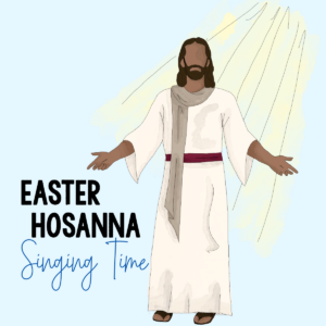 Teach Easter Hosanna with these fun and engaging Singing Time Ideas for LDS Primary Music Leaders - a fun assortment of activities and lesson plans.