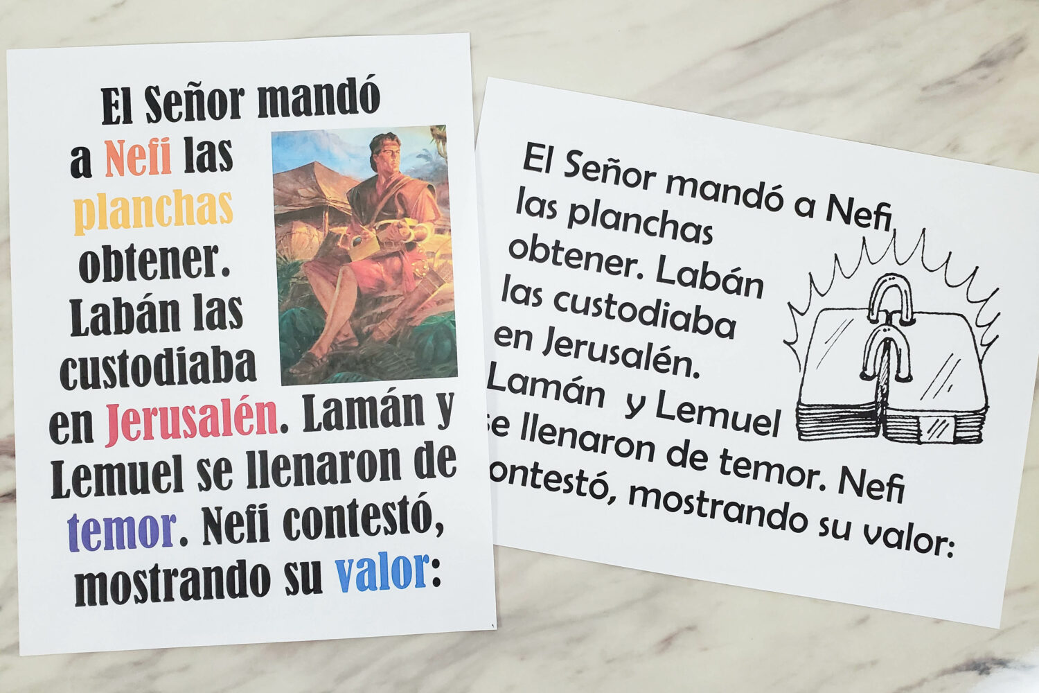 El valor de Nefi Rotafolio y letra 2 Te encantará cantar la canción de la Primaria El valor de Nefi mientras enseñas la letra usando uno de los rotafolios de El valor de Nefi. Para los líderes de música de la primaria el tiempo de cantar. SUD