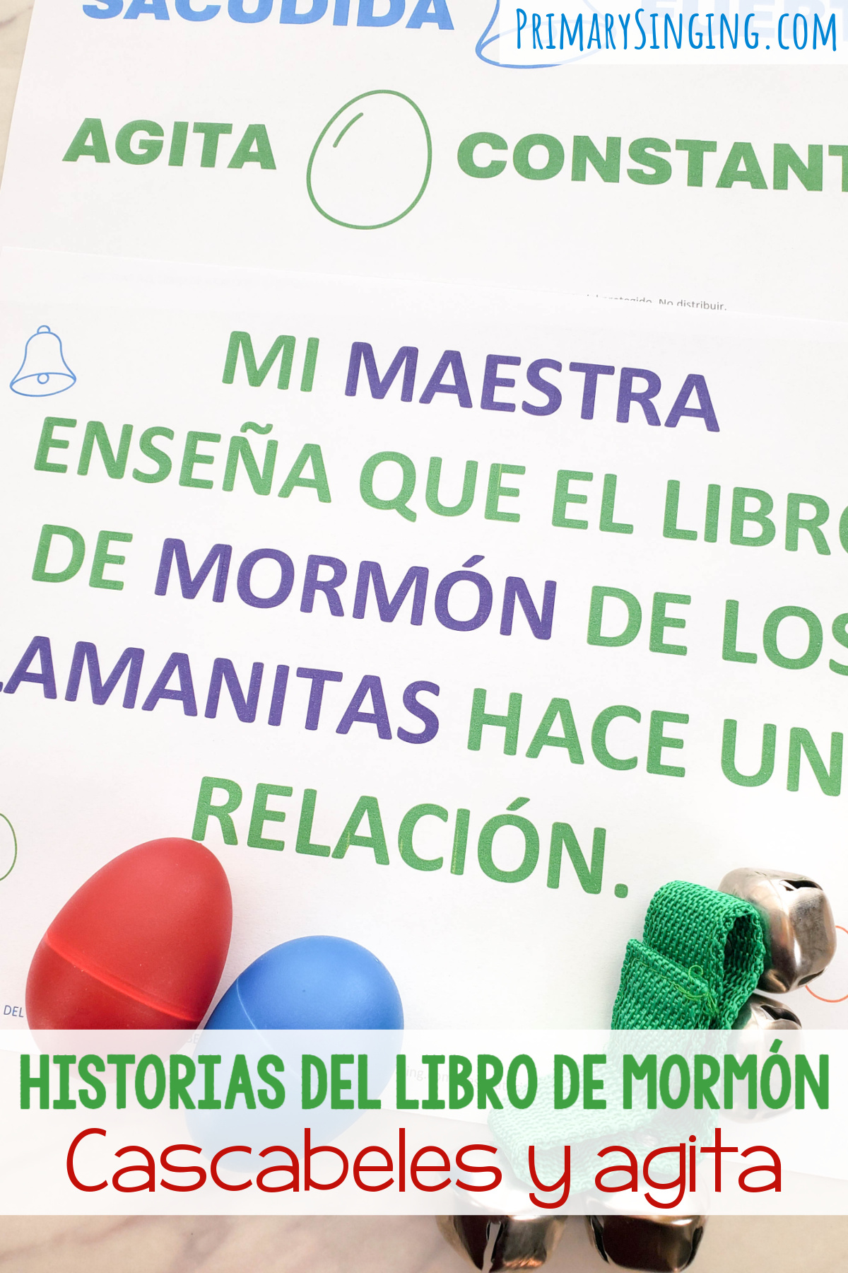 Historias del Libro de Mormón Cascabeles y agita 1 Utiliza este sencillo patrón de tintineo y agitar para centrarse en las palabras clave de la canción y revisar la letra. ¡Asegúrate de tomar nuestro patrón codificado por colores con 3 acciones simples! Para líderes de música de la primaria el tiempo de cantar. SUD