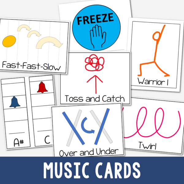 Shop Landing Page Singing time ideas for Primary Music Leaders Shop Music Cards Category 1