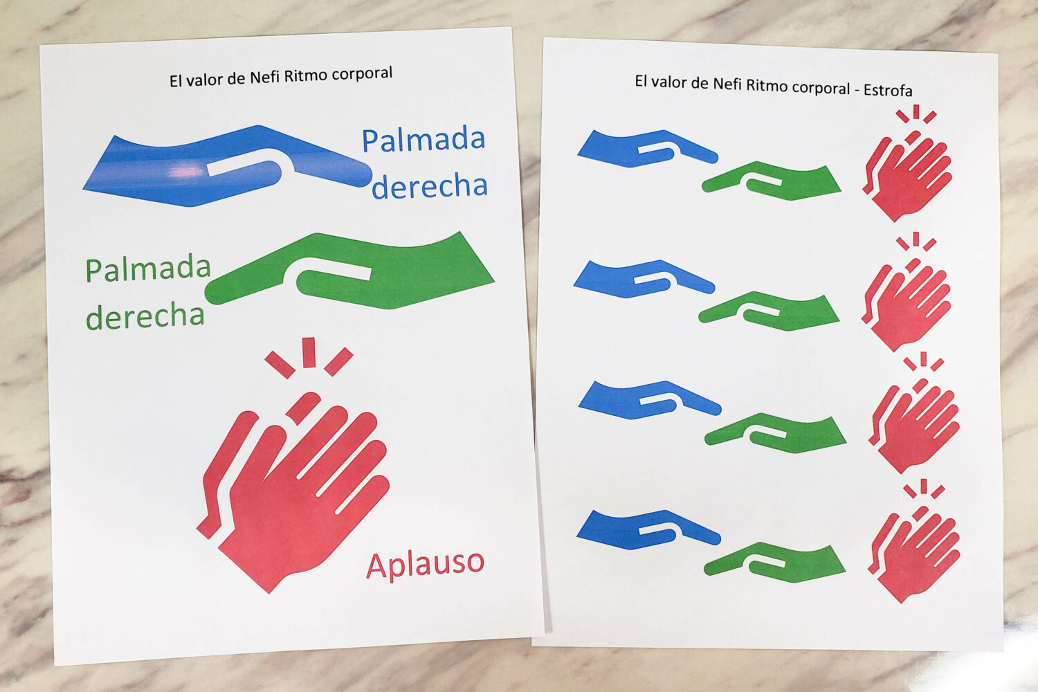 El valor de Nefi Ritmo corporal 6 Disfruta de cantar esta canción llevando el ritmo con palmadas y aplausos. Además, puedes probar un patrón más desafiante para los niños más grandes. Para los líderes de música de la Primaria el tiempo de cantar. SUD