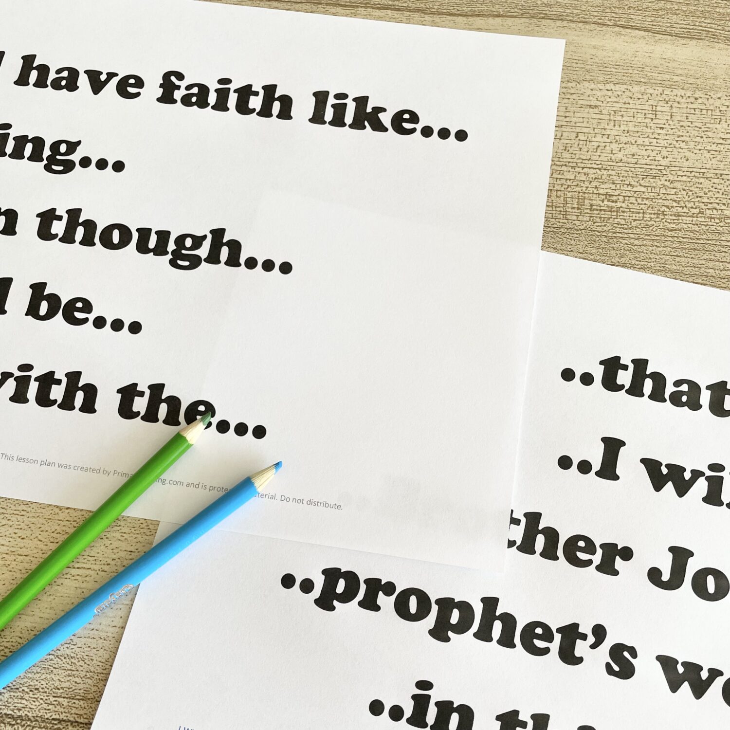 I Will Be What I Believe Line Match Game - Use this fun logical conclusions singing time idea and match each song phrase while reviewing this song with printable song helps for LDS Primary Music Leaders.