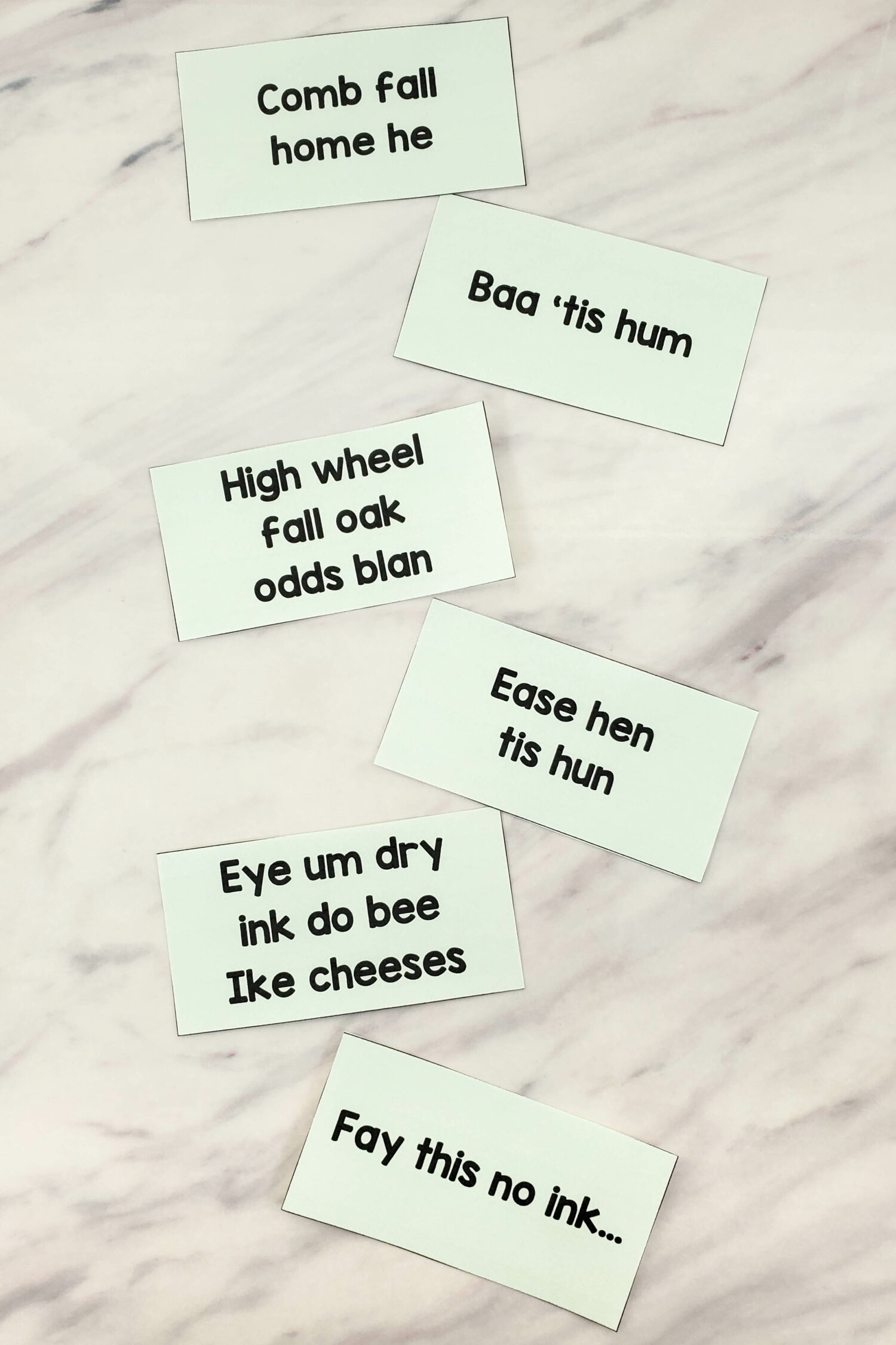 Primary Song Mumbles Mad Gab - Tons of fun silly phrases to say to help the kids decode the song to sing next! A great way to review a mix of songs or introduce new songs for the year. Printable song helps for LDS Primary music leaders.
