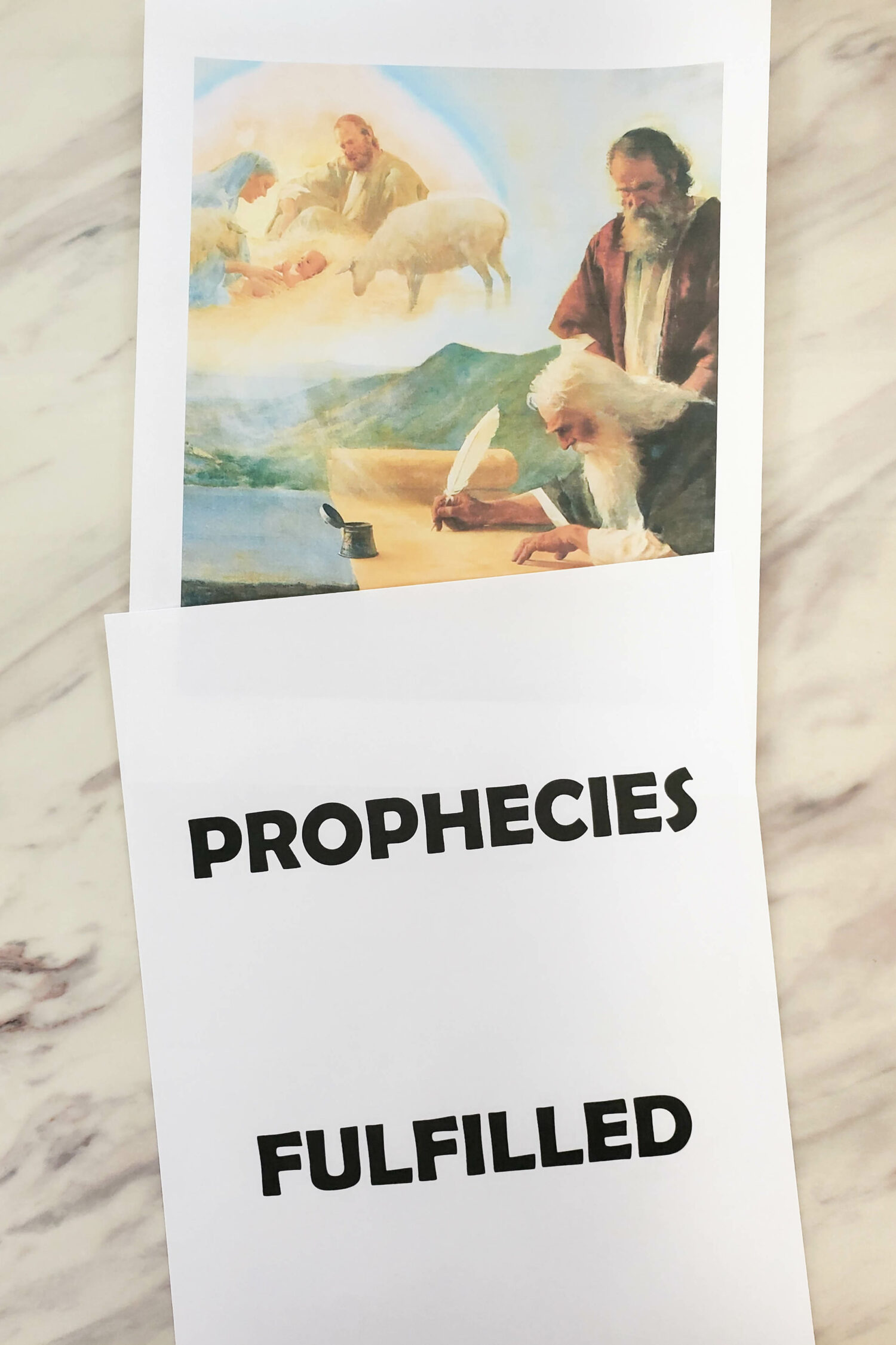 Easter Hosanna Binder Pictures fun and super easy singing time idea to help teach this beautiful Easter song in Singing Time for LDS Primary Music Leaders. Just flip through the pictures with keywords on the back of each page as you sing the story!
