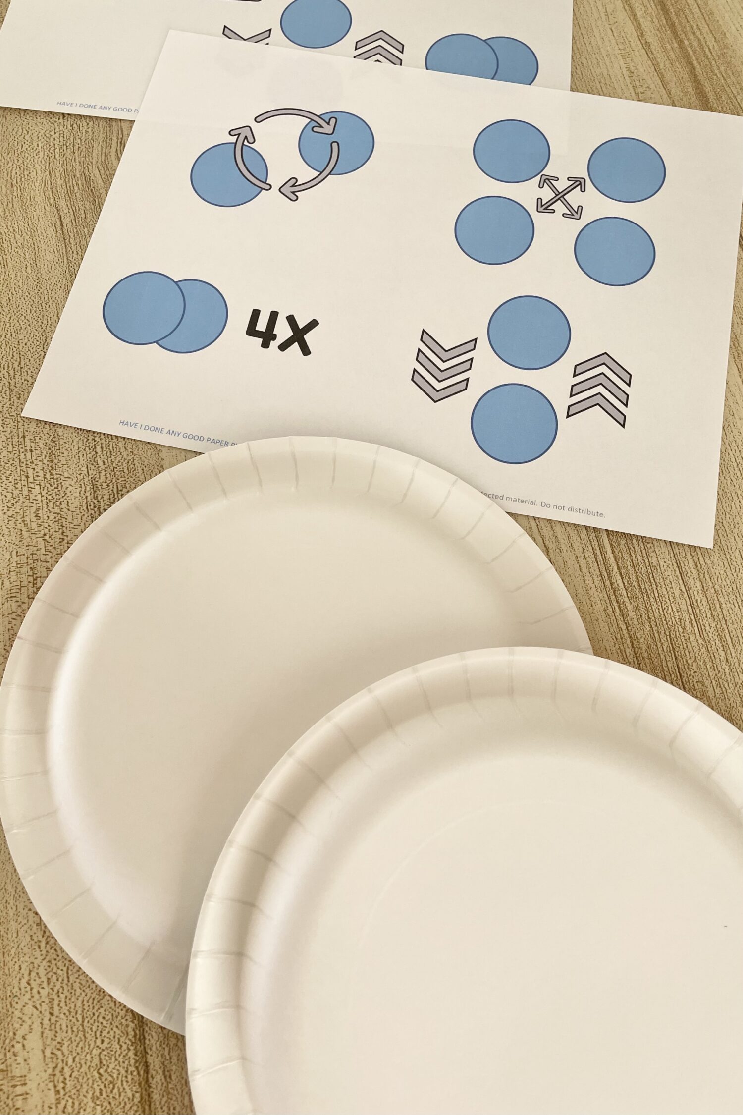 Have I Done Any Good Paper Plates - use this fun living music singing time idea with simple paper plate rhythms and printable song helps for LDS Primary Music Leaders. 