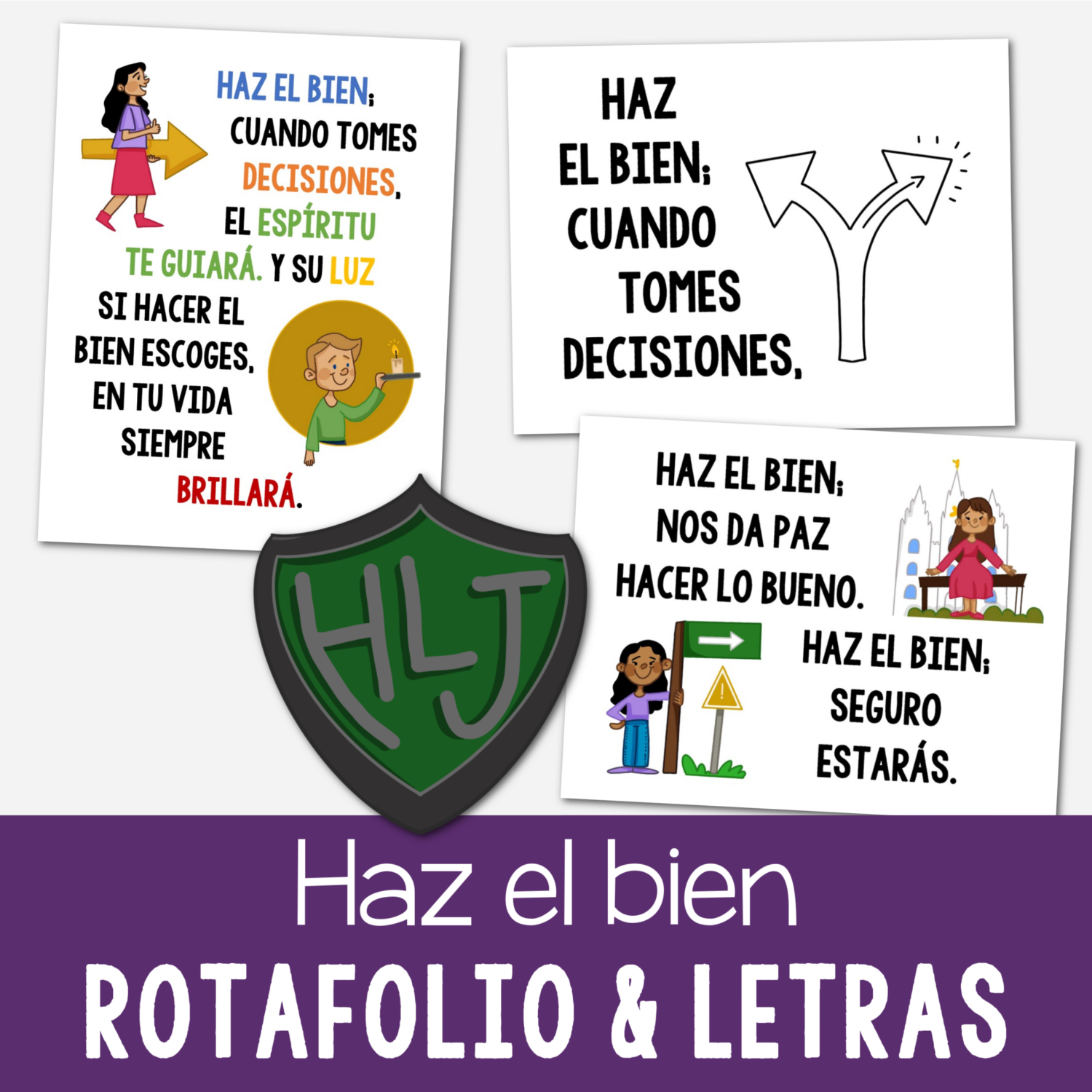 Haz el bien Rotafolio y letra 8 Haz el bien Rotafolio y Letras fotographias para la cancion para el tiempo de cantar Primaria.