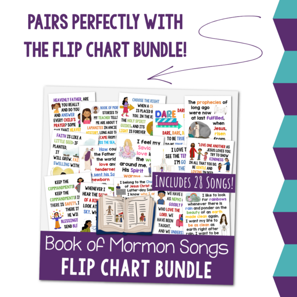 Bundle Book of Mormon Primary Song Flip Charts Listing