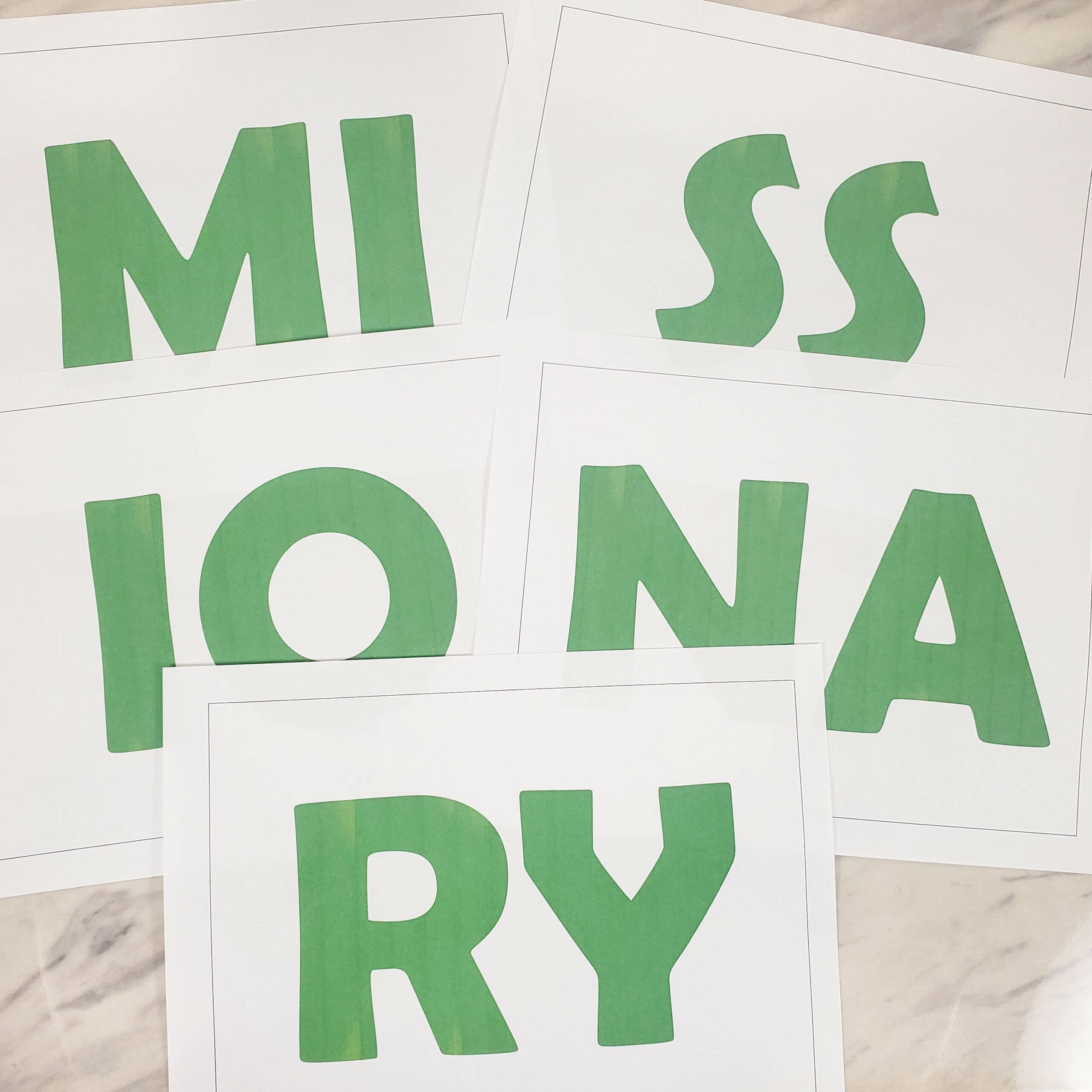 I Want to Be a Missionary Now Wave Word Cards singing time activity fun lesson plan for LDS Primary music leaders to create a "wave" like in a Baseball stadium and then rearrange these letter cards in the correct order using keywords from the song lyrics.