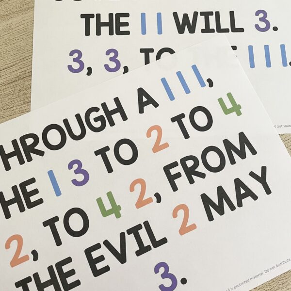 The Still Small Voice Number Problems - Logical thinkers will love this fun activity with song lyrics replaced by numbers. Includes printable number code for LDS Primary Music Leaders.