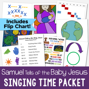 Shop Samuel Tells of the Baby Jesus Singing Time activities with 7 different teaching ideas to help you teach this song for LDS Primary music leaders