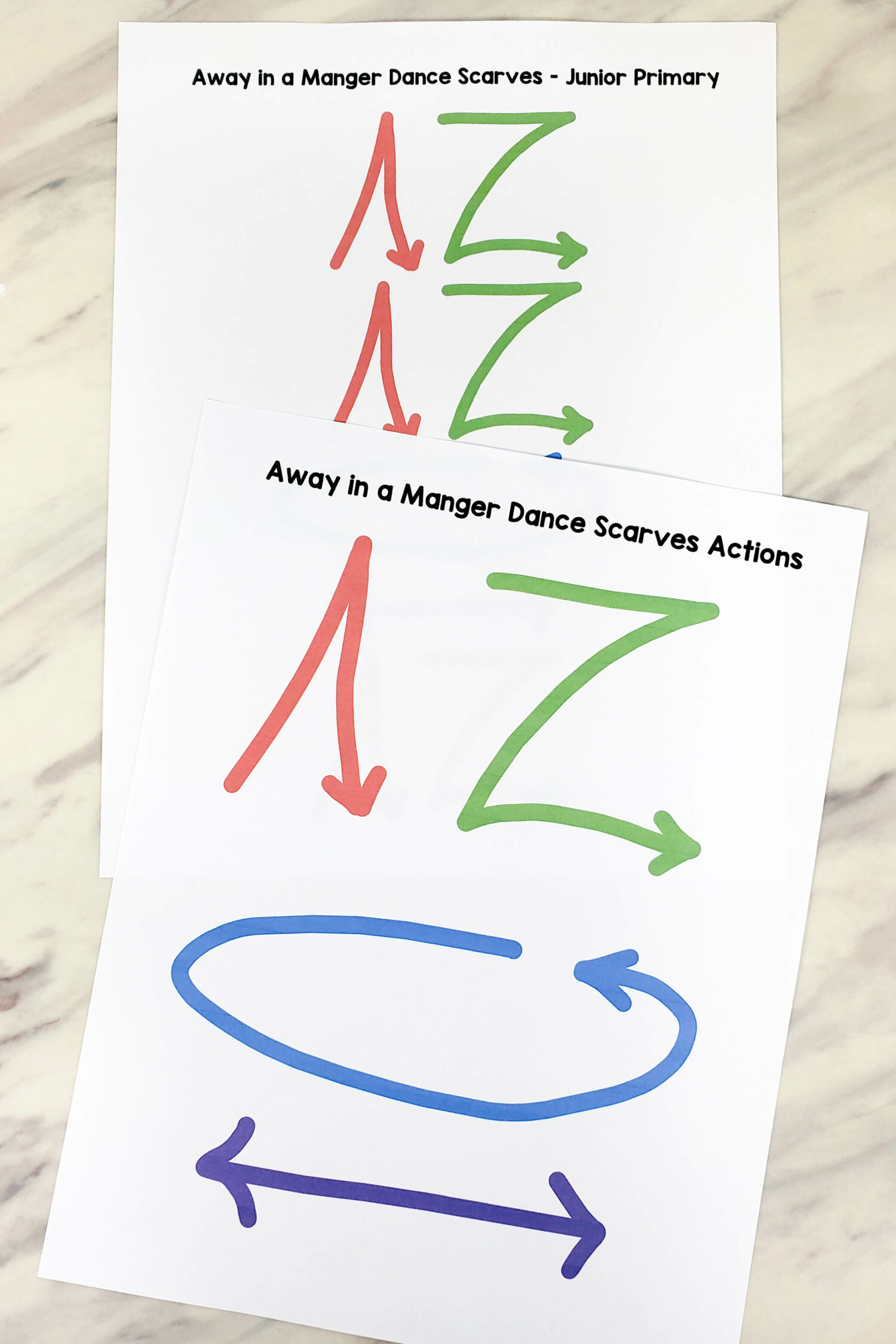 Away in a Manger Dance Scarves 4 Get moving with purpose with this Away in a Manger Dance Scarves Singing Time idea and lesson plan for LDS Primary Music Leaders teaching this Christmas song.