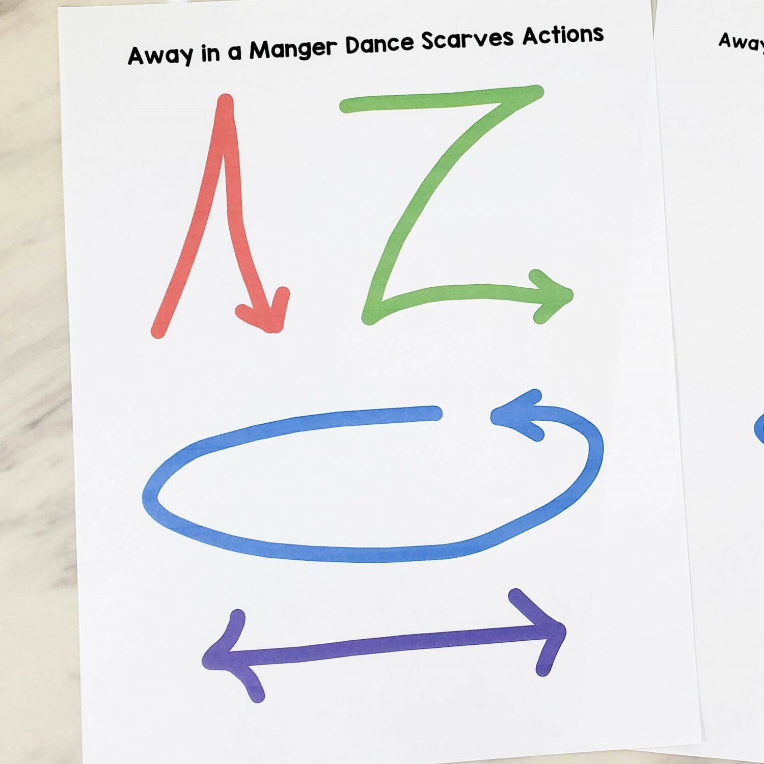 Once Within a Lowly Stable Dance Scarves 6 Get moving with purpose with this Away in a Manger Dance Scarves Singing Time idea and lesson plan for LDS Primary Music Leaders teaching this Christmas song.