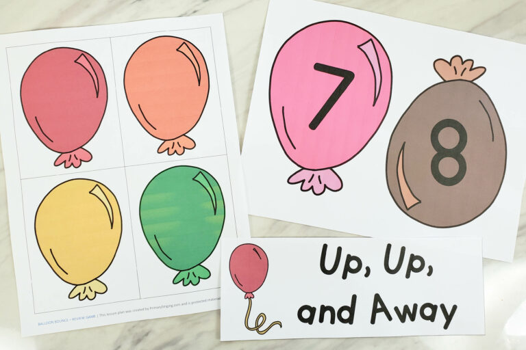 Balloons Up, Up & Away Primary Program Progress Tracker Review ...