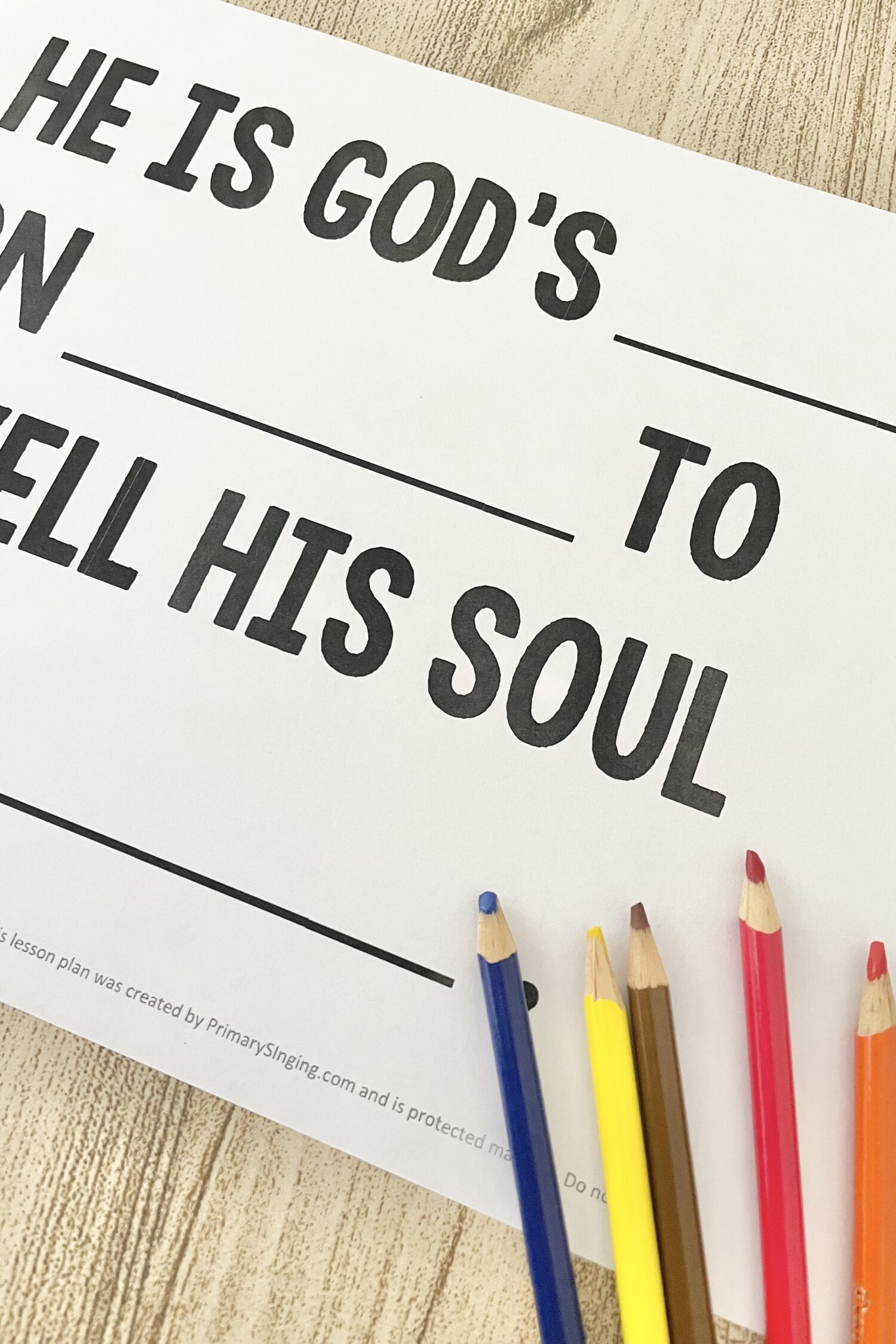 I Believe in Christ Fill in the Blank - Use this word representations idea and fill in missing lyrics using words or pictures with printable song helps for LDS Primary Music Leaders.