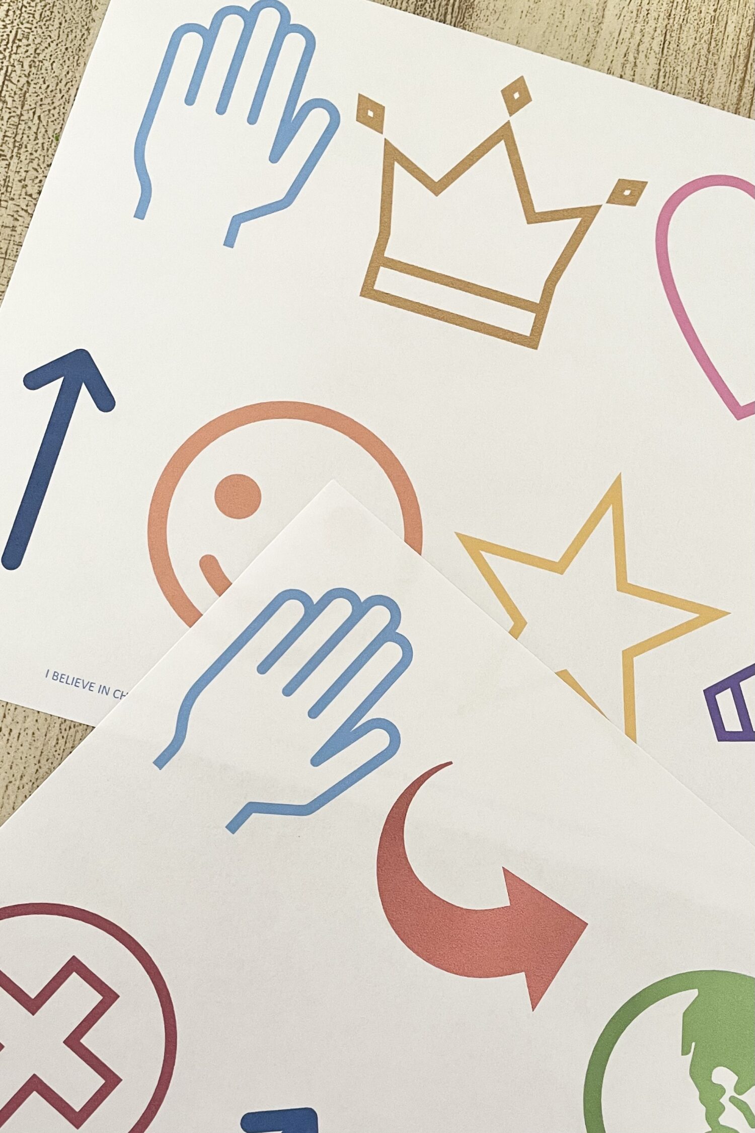 I Believe in Christ Magic Crayon 2 I Believe in Christ Magic Crayon - Use this fun visual activity with simple shapes to draw in the air as you review this song with printable helps for LDS Primary Music Leaders.