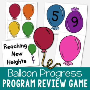 Balloon Games & Primary Program Review Progress Tracker - 8 different fun ways to use these printable balloon illustrations to have fun and engaging activities to review a mix of songs in your Singing Time! Printable song helps for LDS Primary Music Leaders for Come Follow Me Book of Mormon year.