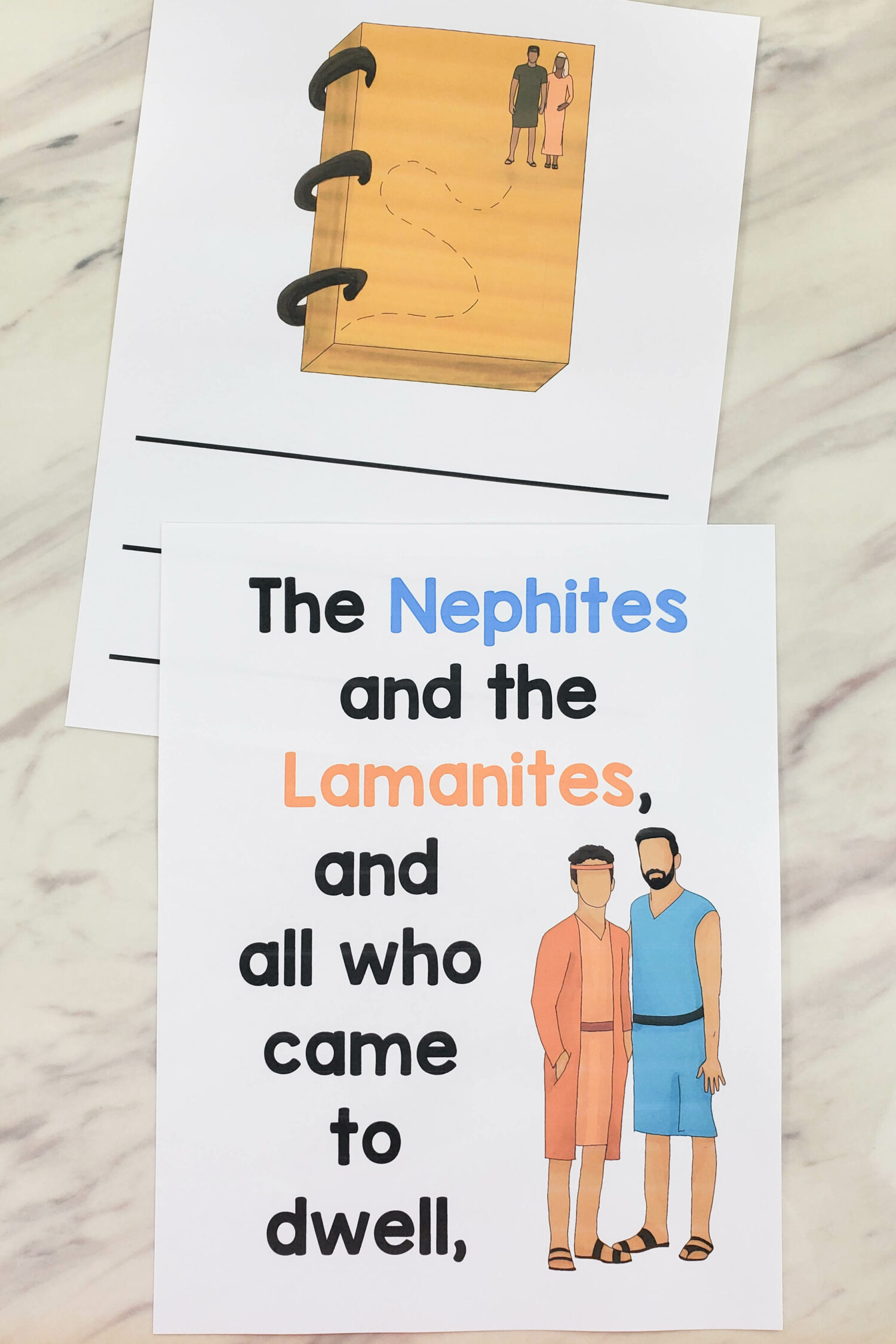 An Angel Came to Joseph Smith Flip Chart printable song visuals aids and helps for LDS Primary music leaders teaching this lovely song for Book of Mormon or Doctrine & Covenants Come Follow Me years. Includes printable illustrations song chart with lyrics to easily teach this song!