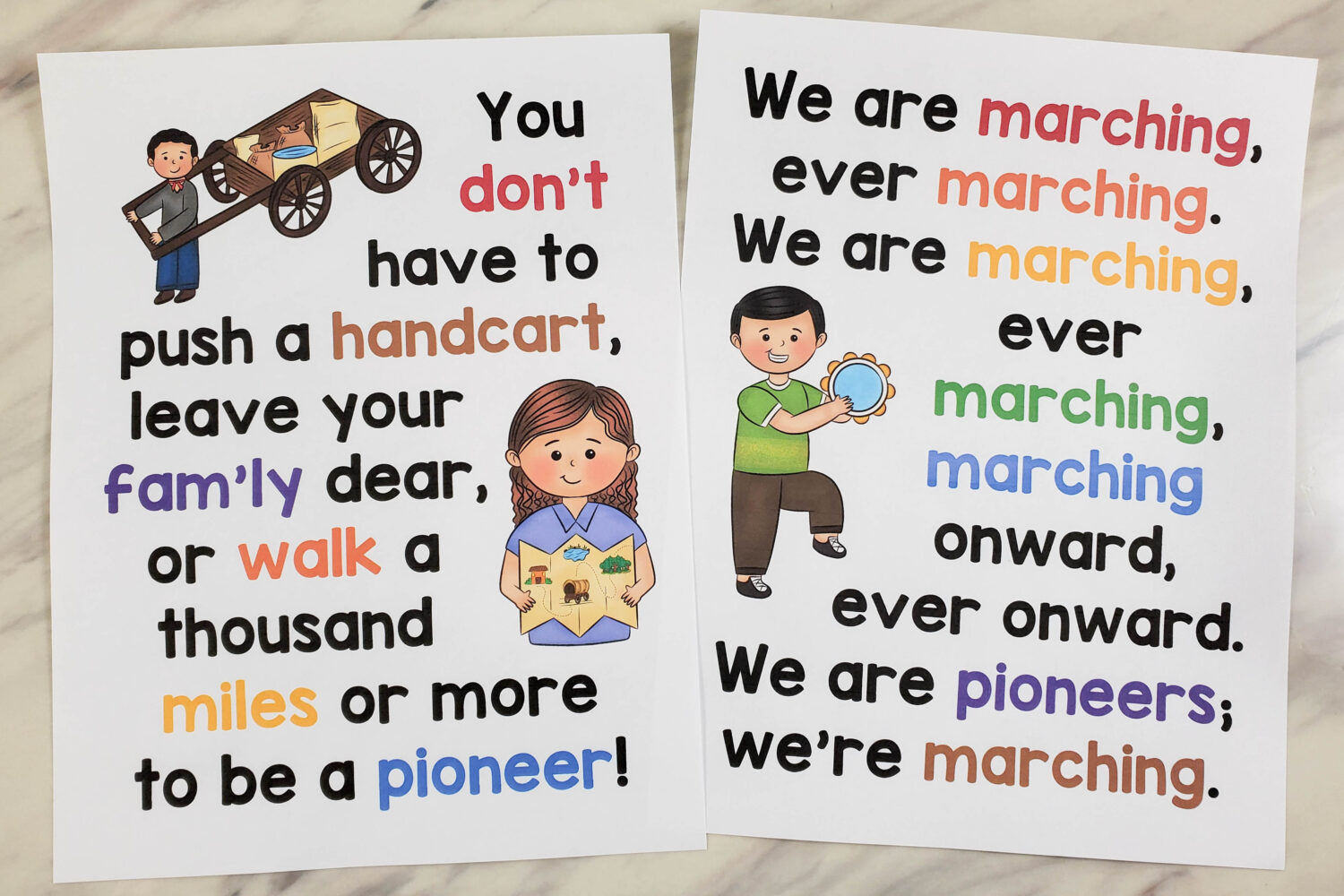 15 To Be a Pioneer Singing Time Ideas 3 To Be a Pioneer Flip Chart Singing time helps with lyrics and custom illustrations to help you teach this song in Primary! For LDS Primary music leaders teaching this meaningful Primary song.
