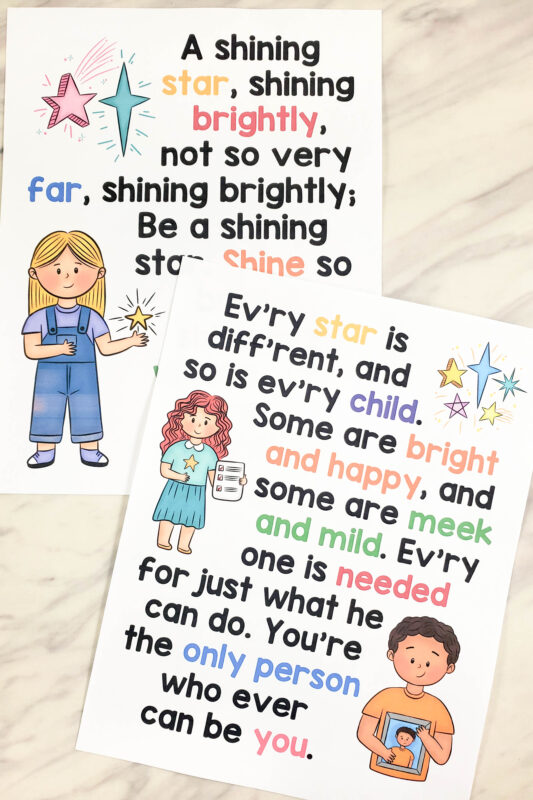Shop: Every Star is Different Flip Chart - Primary Singing