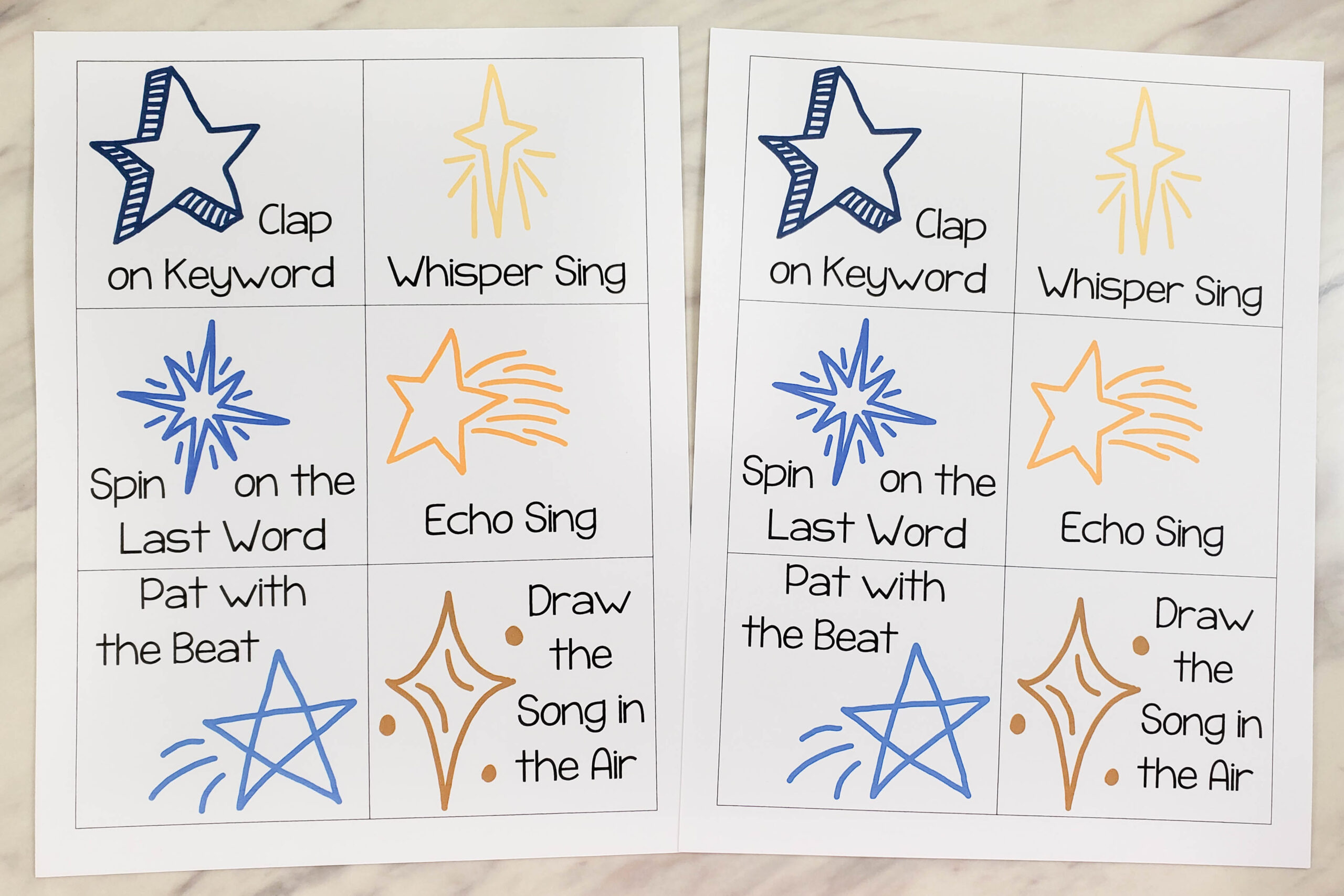 Every Star is Different Star Match - Primary Singing
