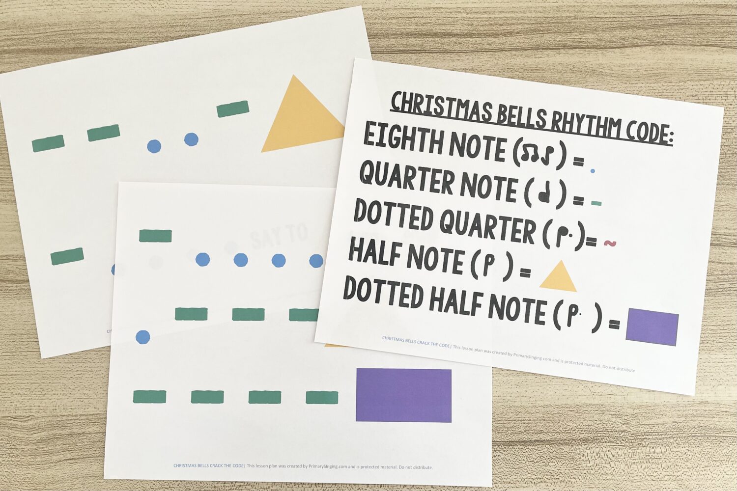 Christmas Bells Crack the Code - Use this fun logical conclusions idea with a challenging rhythm code that your primary children will enjoy!