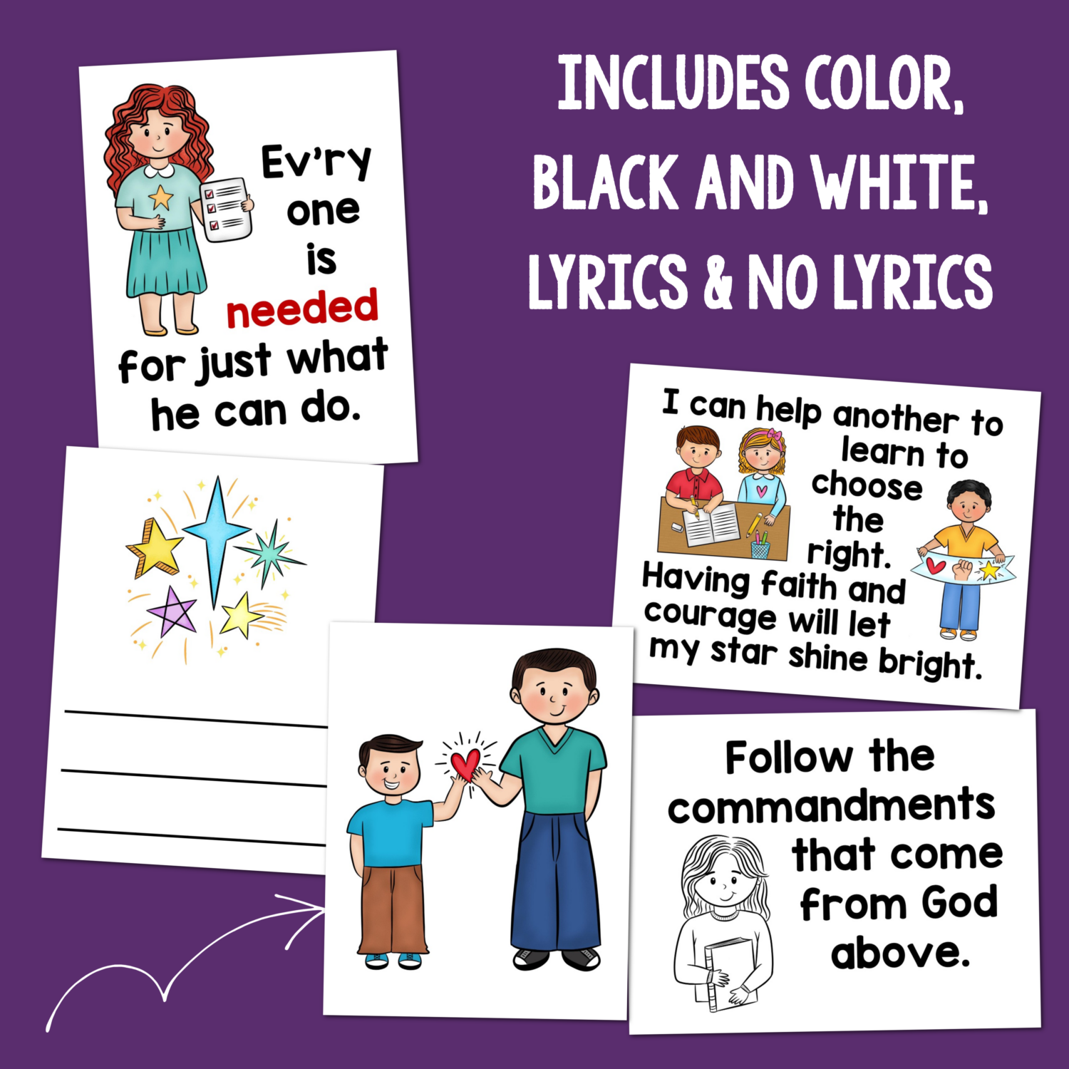 Shop: Every Star is Different Flip Chart - Primary Singing