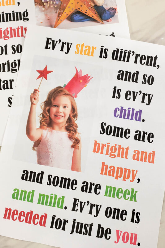 Every Star is Different Flip Chart - Primary Singing
