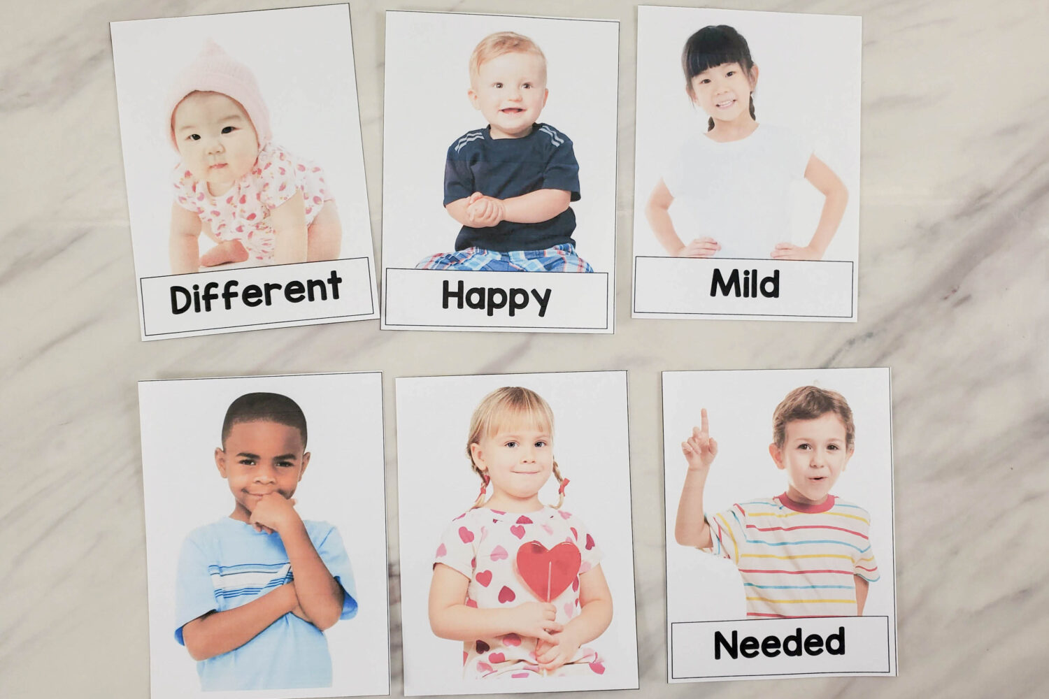 I Pray in Faith Picture Order 5 Every Star is Different Pictures of Children Sort singing time activity - This is a great themed lesson plan that talks about how we are all different and unique with a fun challenge for the kids to sort and organize the pictures or put them in song order! Printable song helps for LDS Primary music leaders.